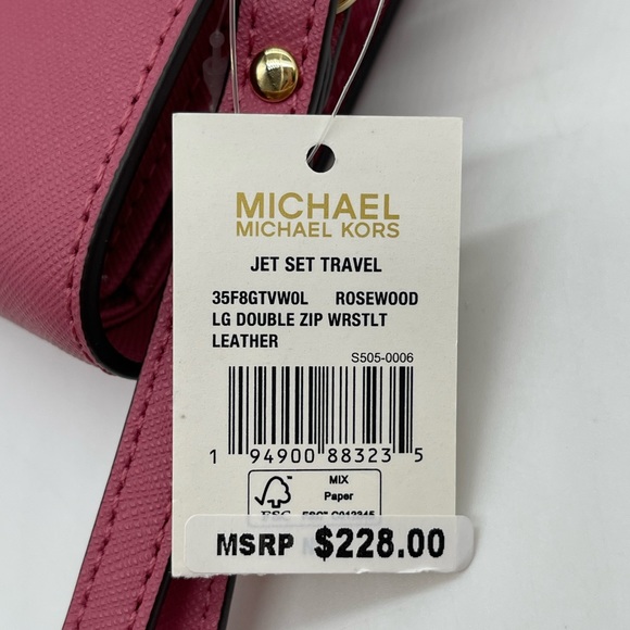 Michael Kors Large Double Zip Wallet Wristlet - Picture 7 of 7